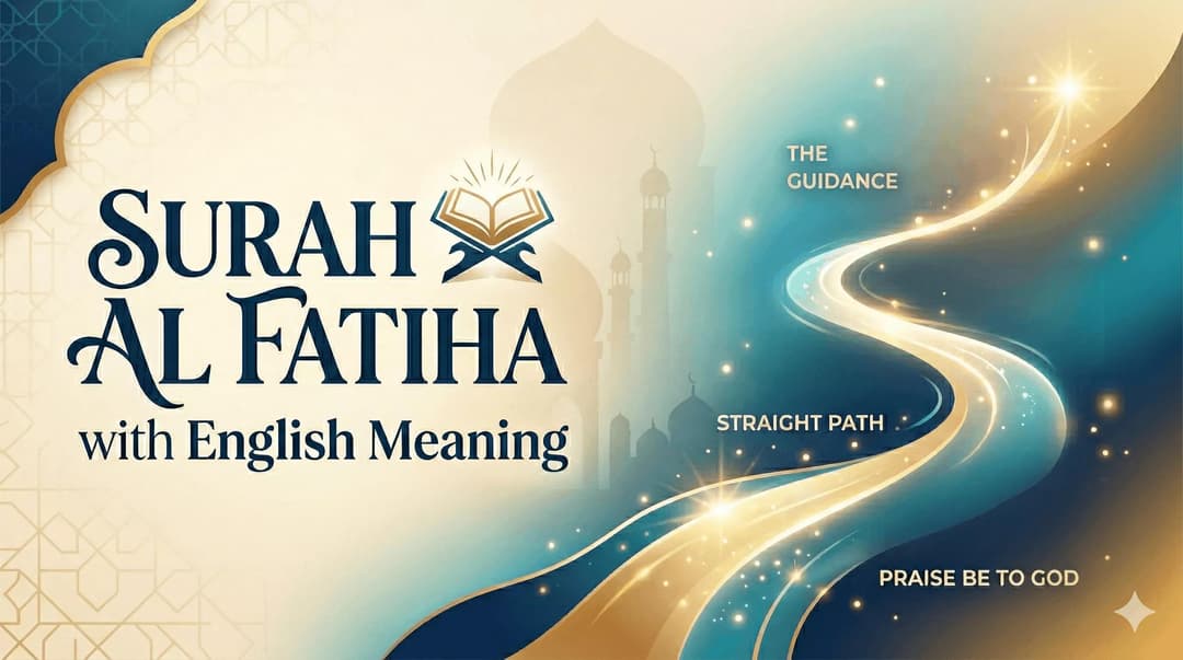 Surah Al Fatiha with English Meaning
